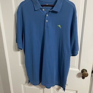 Men’s Tommy Bahama Blue and Green Polo Shirt Relaxed Fit
